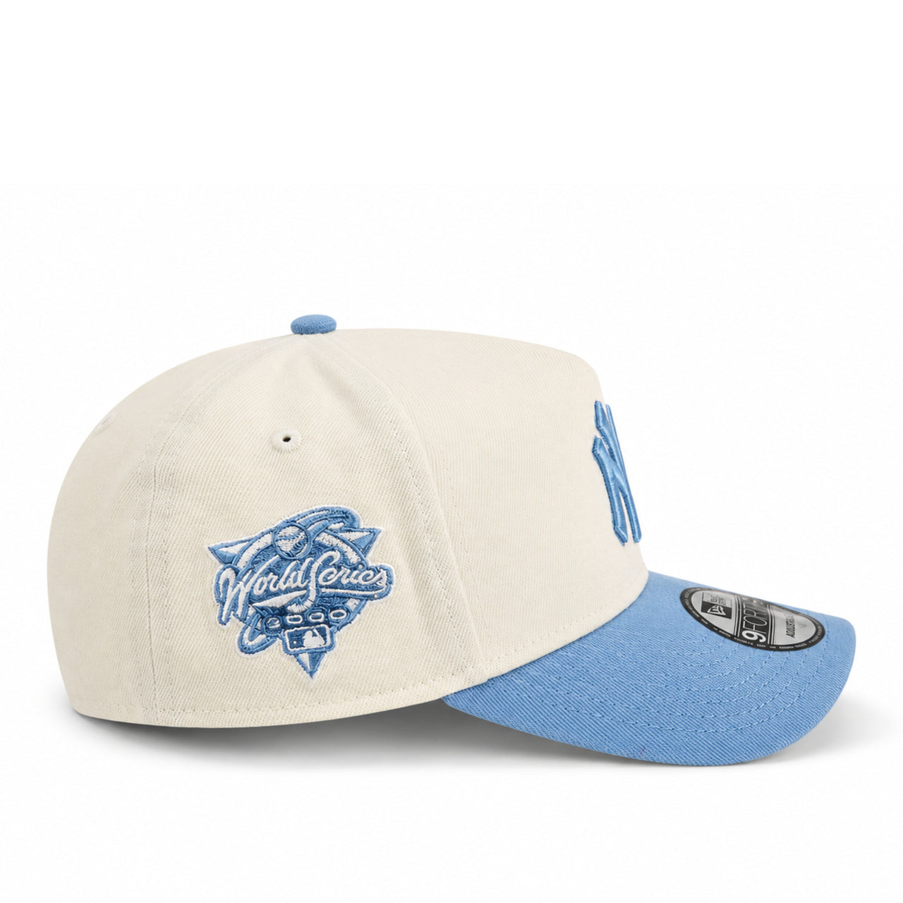 Baseball cap with World Series logo on a white background