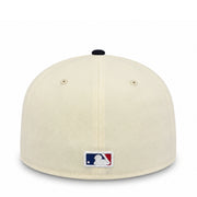 Back view of New Era New York Yankees 59FIFTY fitted hat with MLB batterman logo