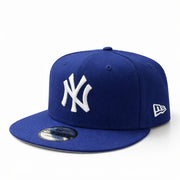 New Era New York Yankees 9FIFTY Snapback Hat Royal Blue front side view