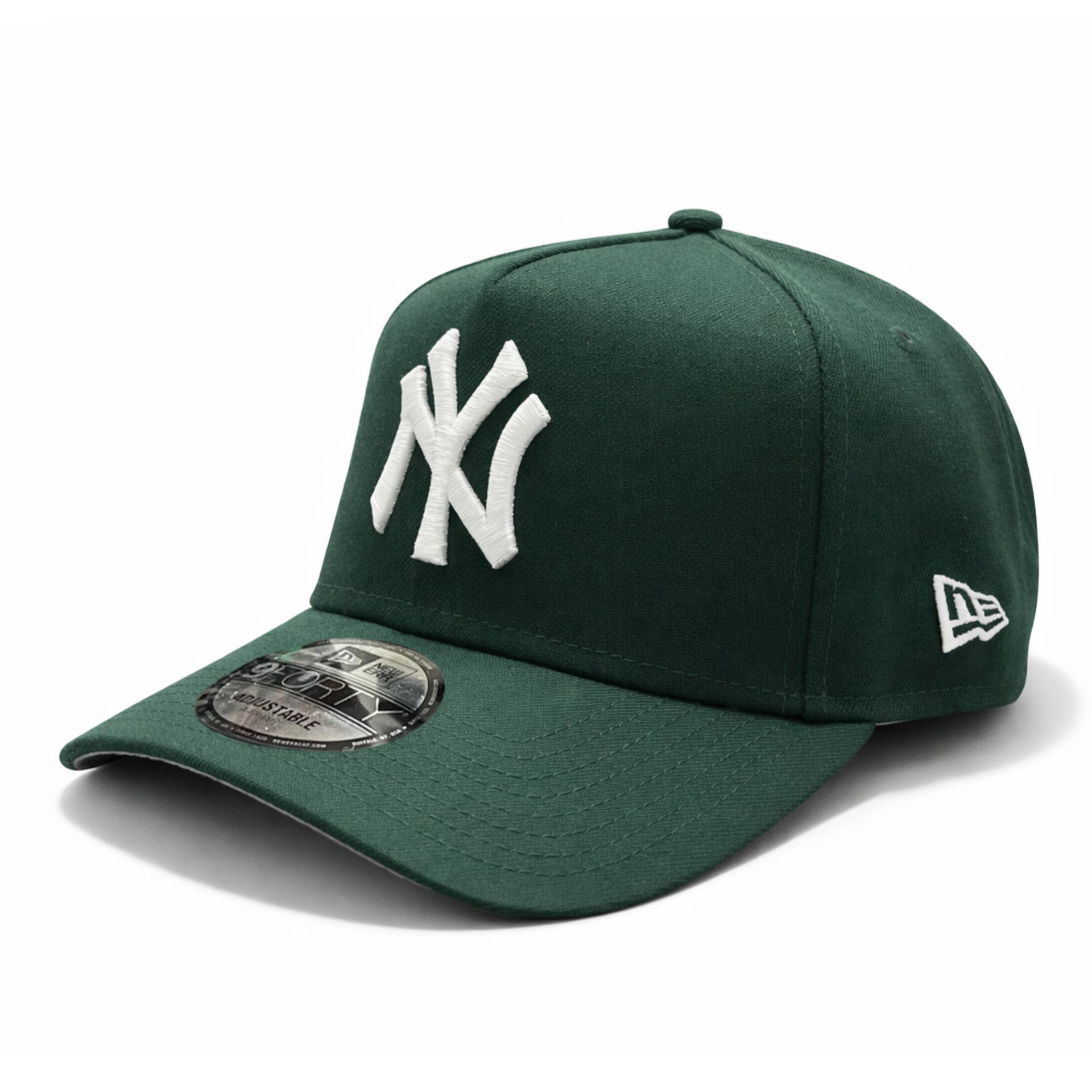 New Era New York Yankees Dark Green 9FORTY A-Frame Snapback Hat