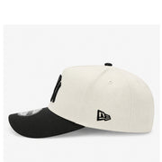 New Era New York Yankees Chrome Black 9FORTY A-Frame Snapback Hat left side view