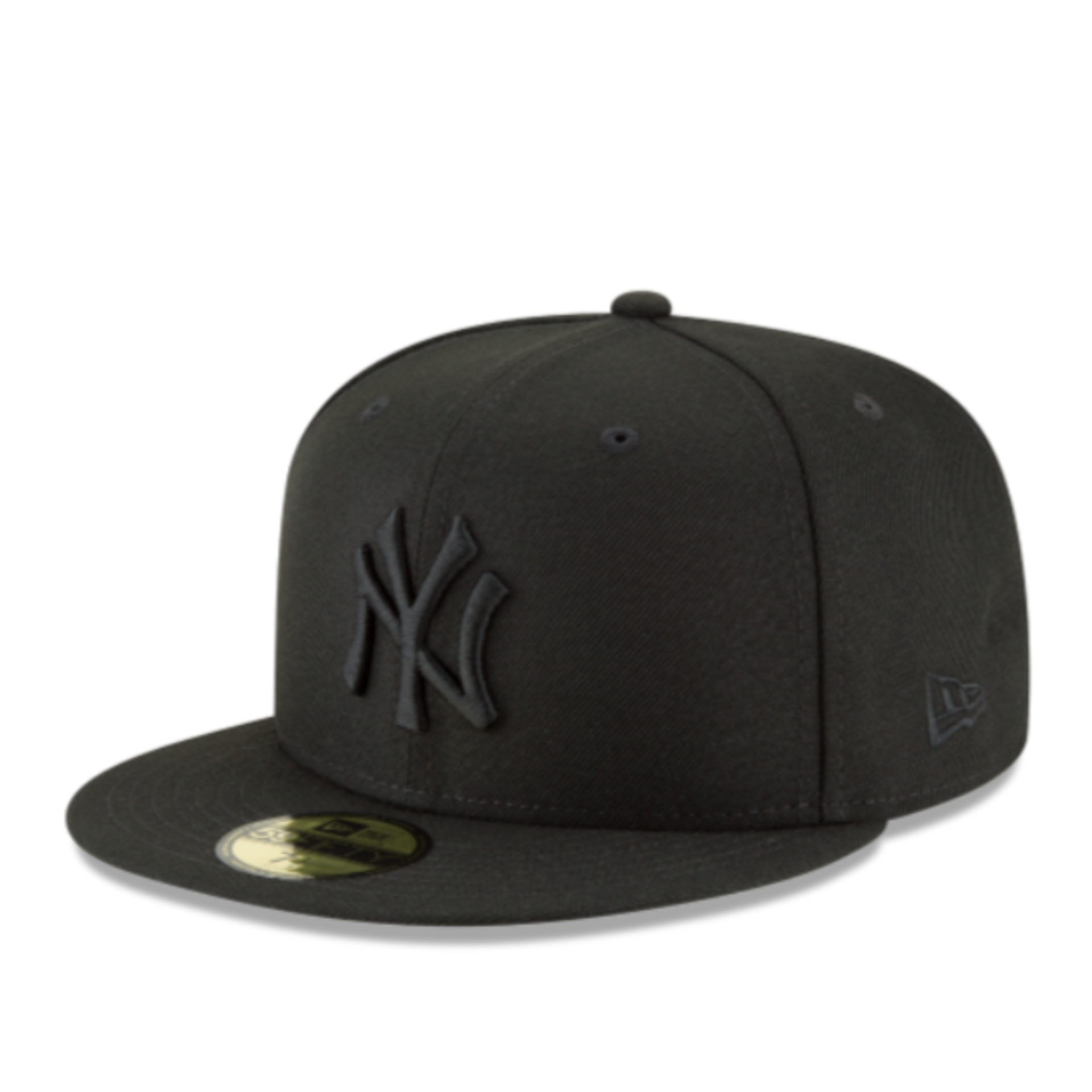 New Era New York Yankees NY Basic Black on Black 59FIFTY Fitted Hat front