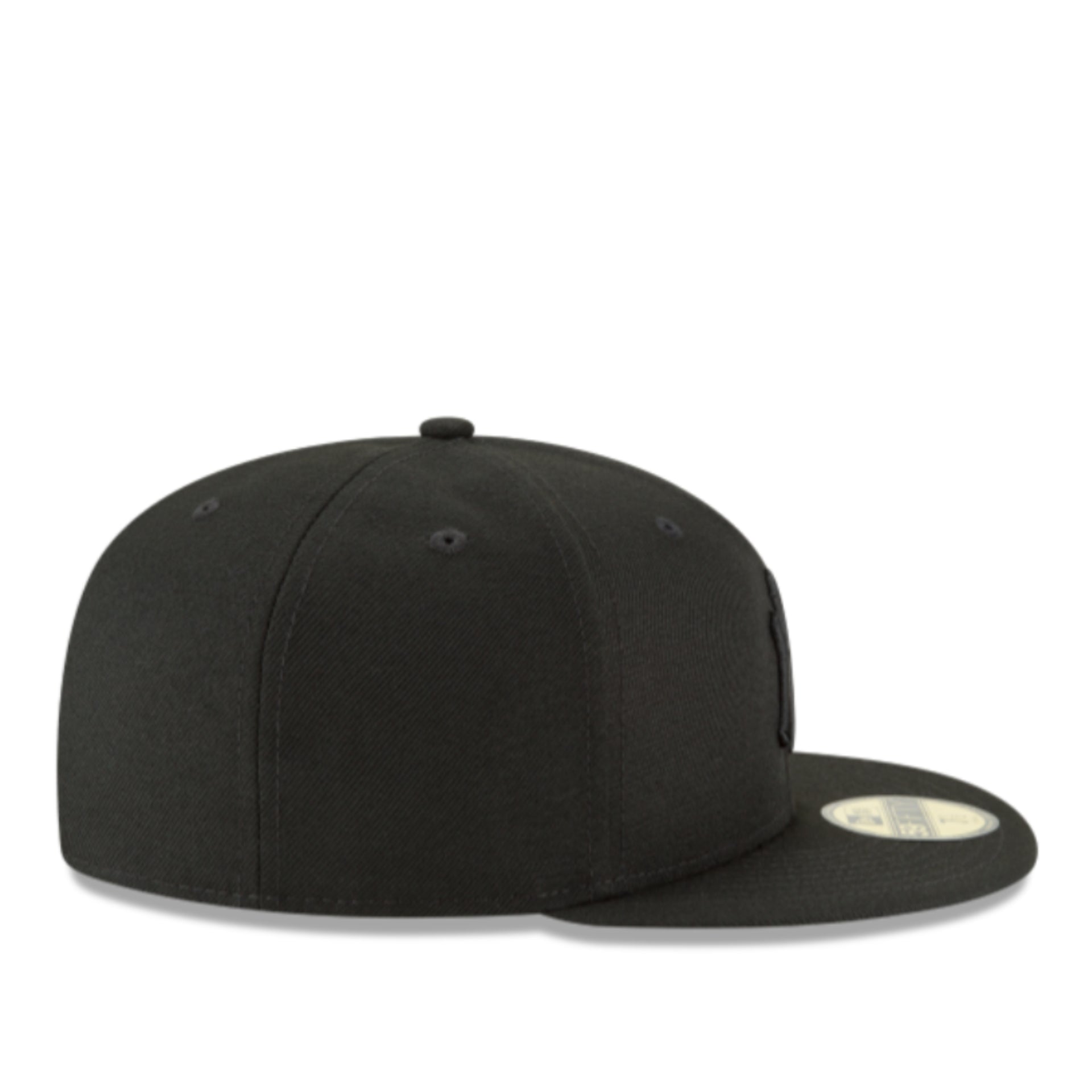 New Era New York Yankees Black on Black 59FIFTY Fitted Hat right side view