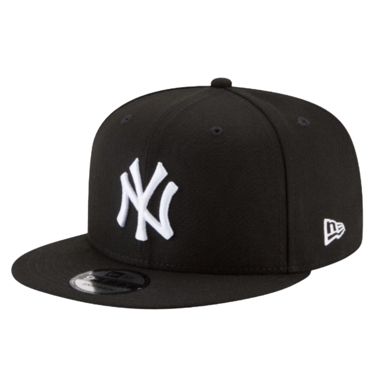 New Era New York Yankees Black 9FIFTY Snapback Hat front