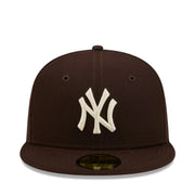 New Era New York Yankees Brown 59FIFTY Fitted Hat front view