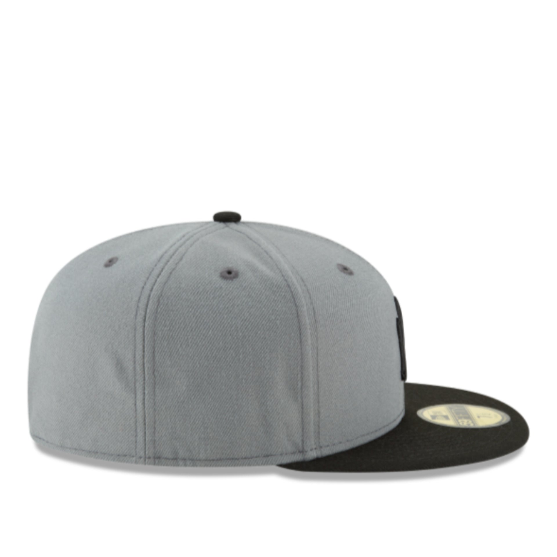 New Era New York Yankees Charcoal Black 59FIFTY Fitted Hat right side view