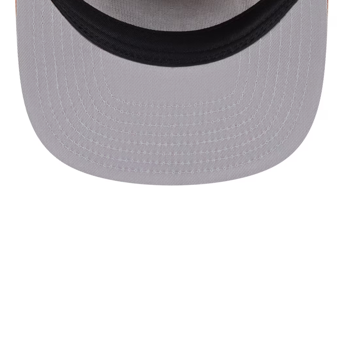 New Era New York Yankees Charms Chrome Navy 9FIFTY A-Frame Snapback Hat gray under visor view
