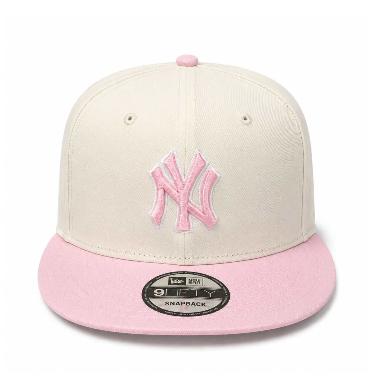 New Era New York Yankees 9FIFTY Snapback Hat – Chrome Pink front view