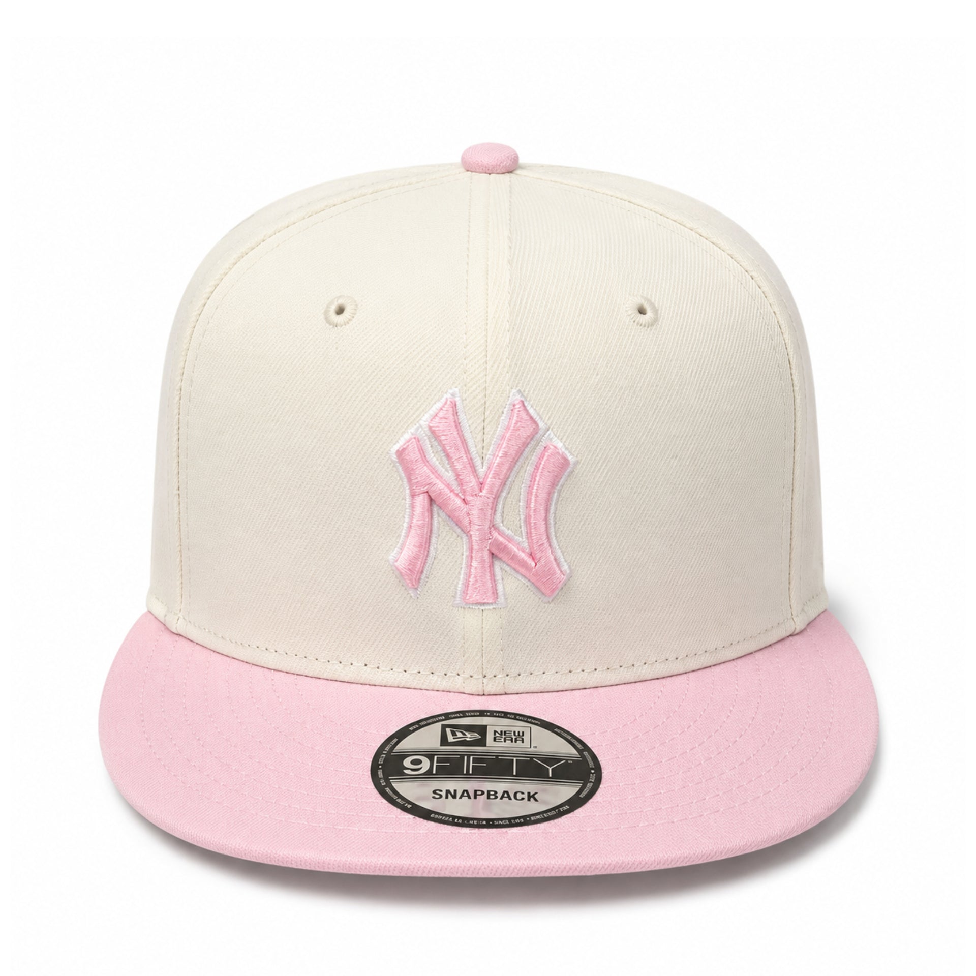 New Era New York Yankees 9FIFTY Snapback Hat – Chrome Pink front view