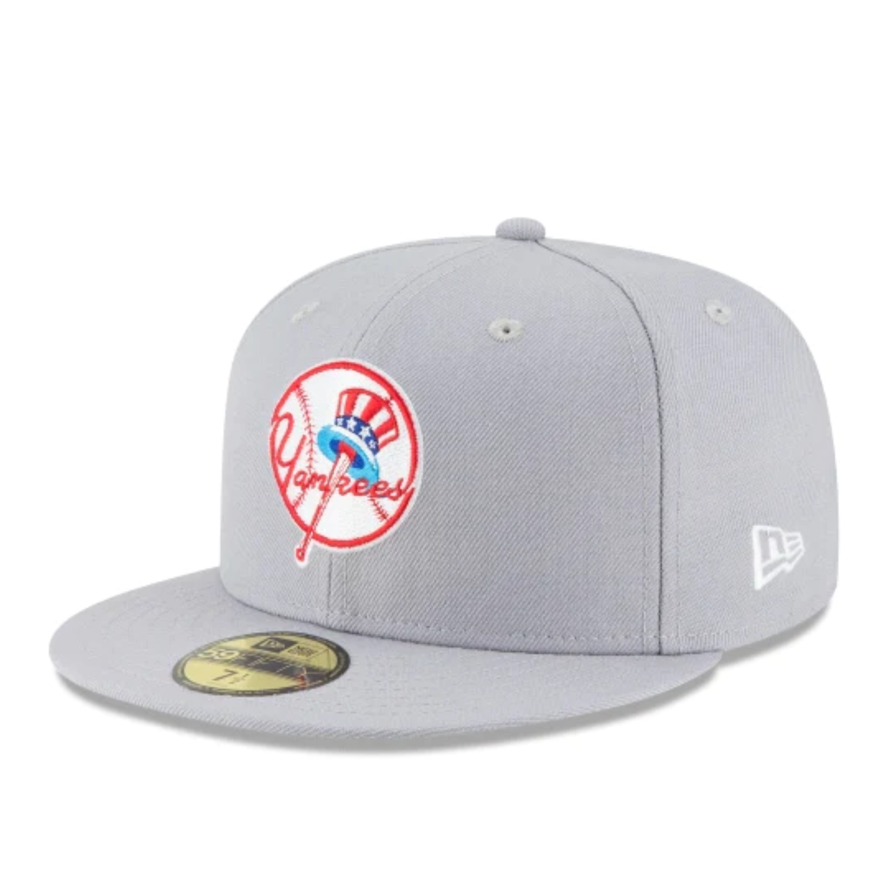 New Era New York Yankees Cooperstown 1946 grey 59FIFTY fitted hat front view