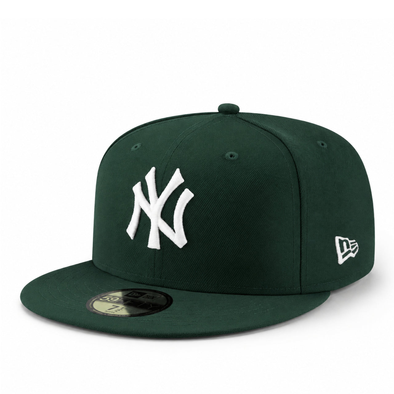 New Era New York Yankees Dark Green 59FIFTY Fitted Hat front view