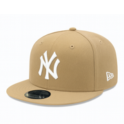 New Era New York Yankees Khaki 9FIFTY Snapback Hat front