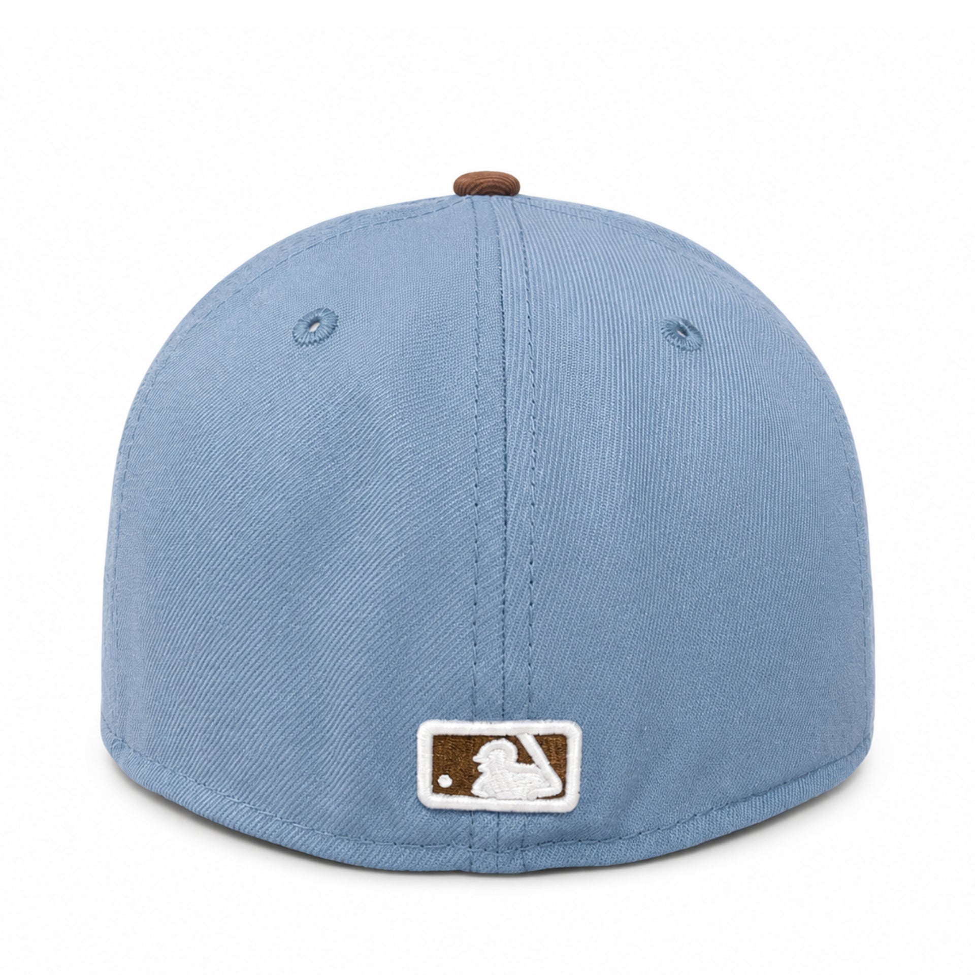 New Era New York Yankees Light Blue/Brown 59FIFTY Fitted Hat back view