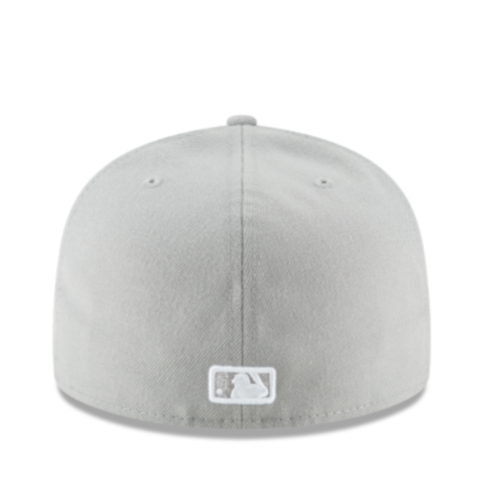 New Era New York Yankees light gray 59FIFTY fitted hat with white logo back
