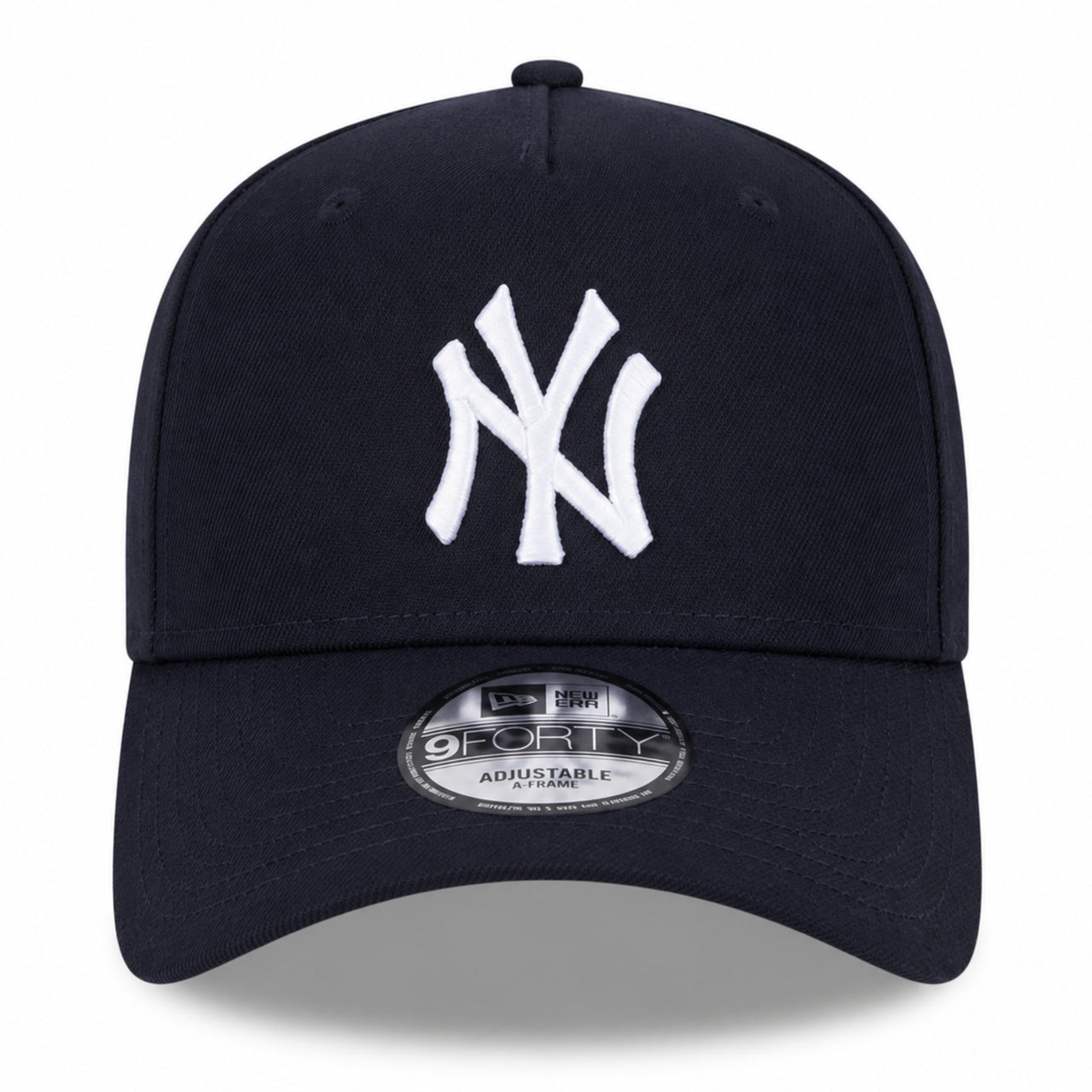 New Era New York Yankees Navy 9FORTY A-Frame Snapback Hat front view