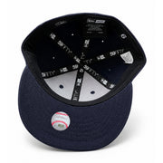 New Era INFANT My First New York Yankees Navy 59FIFTY Fitted Hat under visor view