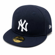 New Era INFANT My First New York Yankees Navy 59FIFTY Fitted Hat front angle view