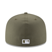 New Era New York Yankees Olive 9FIFTY Snapback Hat back