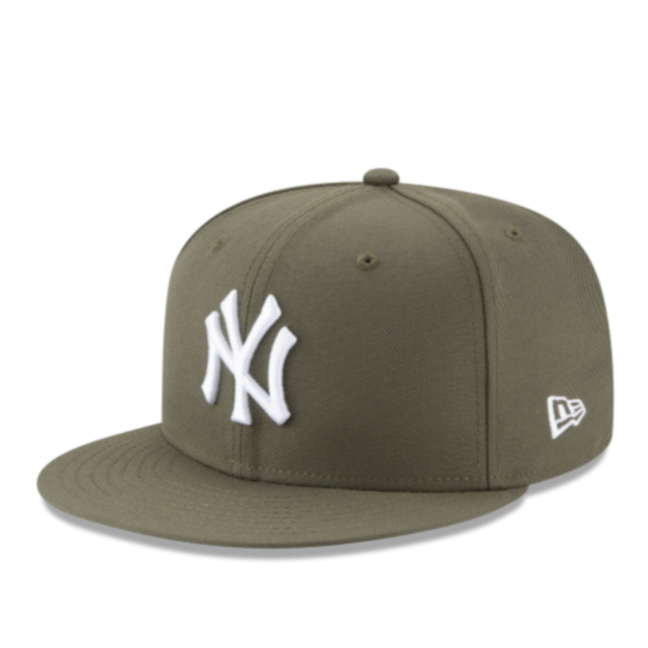 New Era New York Yankees Olive 9FIFTY Snapback Hat front