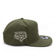 New Era New York Yankees Olive Green 9FIFTY A-Frame Snapback Hat side view