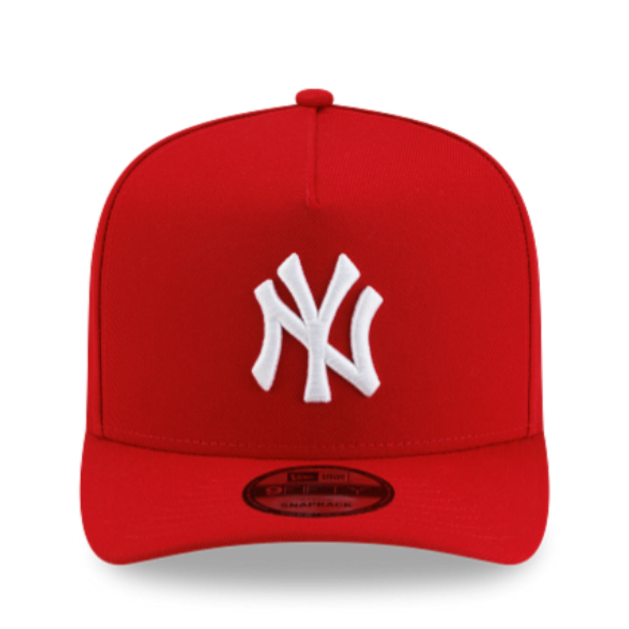 New Era New York Yankees 9FIFTY A-Frame Snapback Hat - Red front view