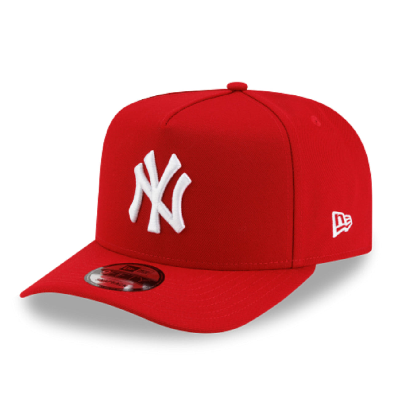 New Era New York Yankees 9FIFTY A-Frame Snapback Hat - Red front left view