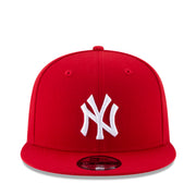 New Era New York Yankees Red 9FIFTY Snapback Hat front view