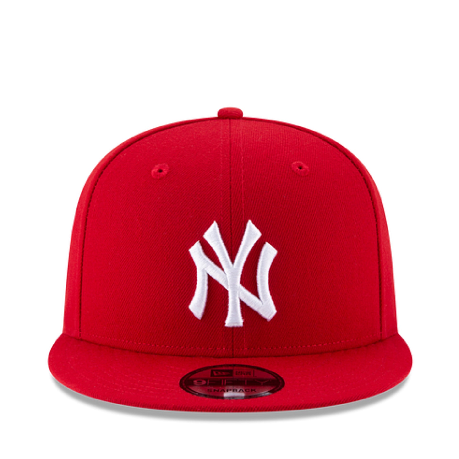 New Era New York Yankees Red 9FIFTY Snapback Hat front view