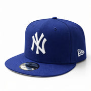 New Era New York Yankees 9FIFTY Snapback Hat Royal Blue front left view