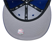 gray bottom of New York Yankees NY Royal Blue 59FIFTY Fitted Hat