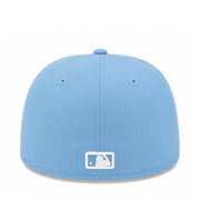 New Era New York Yankees Sky Blue White 59FIFTY Fitted Hat back view