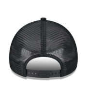 New Era New York Yankees Trucker Black White 9FORTY A-Frame Snapback Hat back view