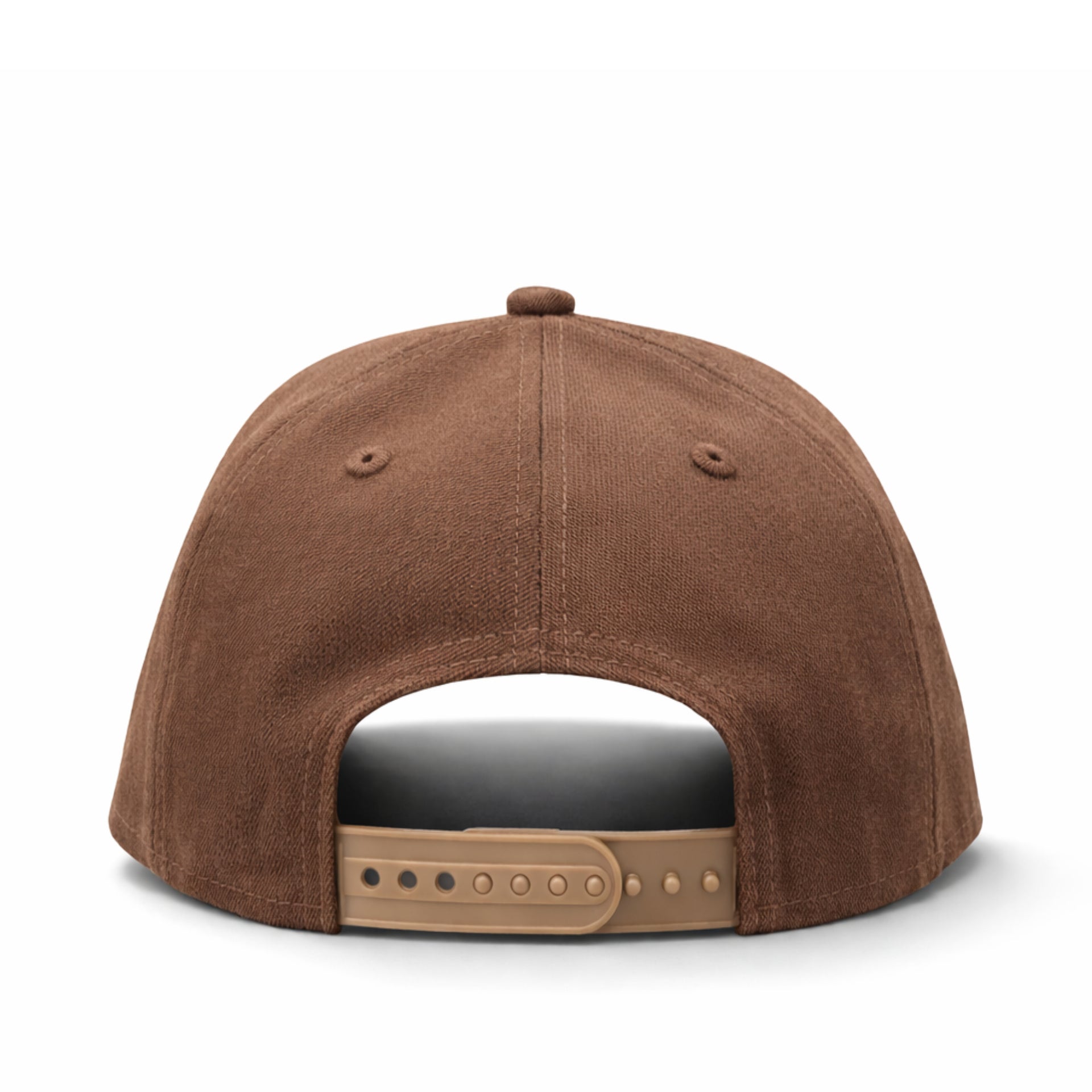 back of New Era New York Yankees Walnut 9FORTY A-Frame Snapback Hat