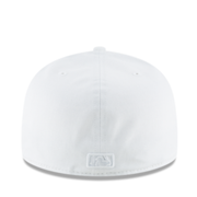 New Era New York Yankees White 59FIFTY Fitted Hat back