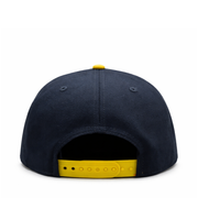 New Era NCAA Notre Dame University 9fifty Snapback Hat Navy back view