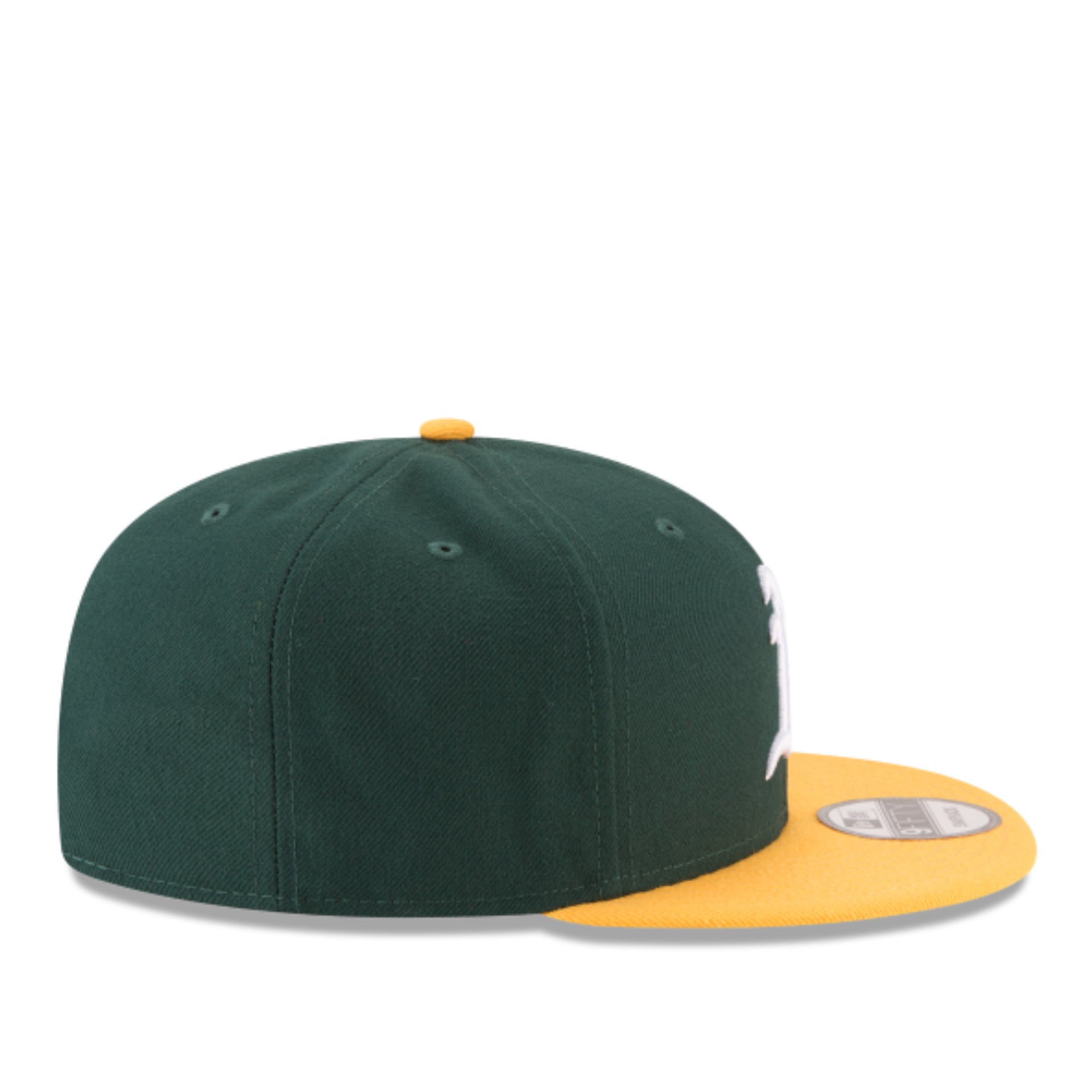 New Era Oakland Athletics A's 9FIFTY Snapback - Green/Yellow right side view