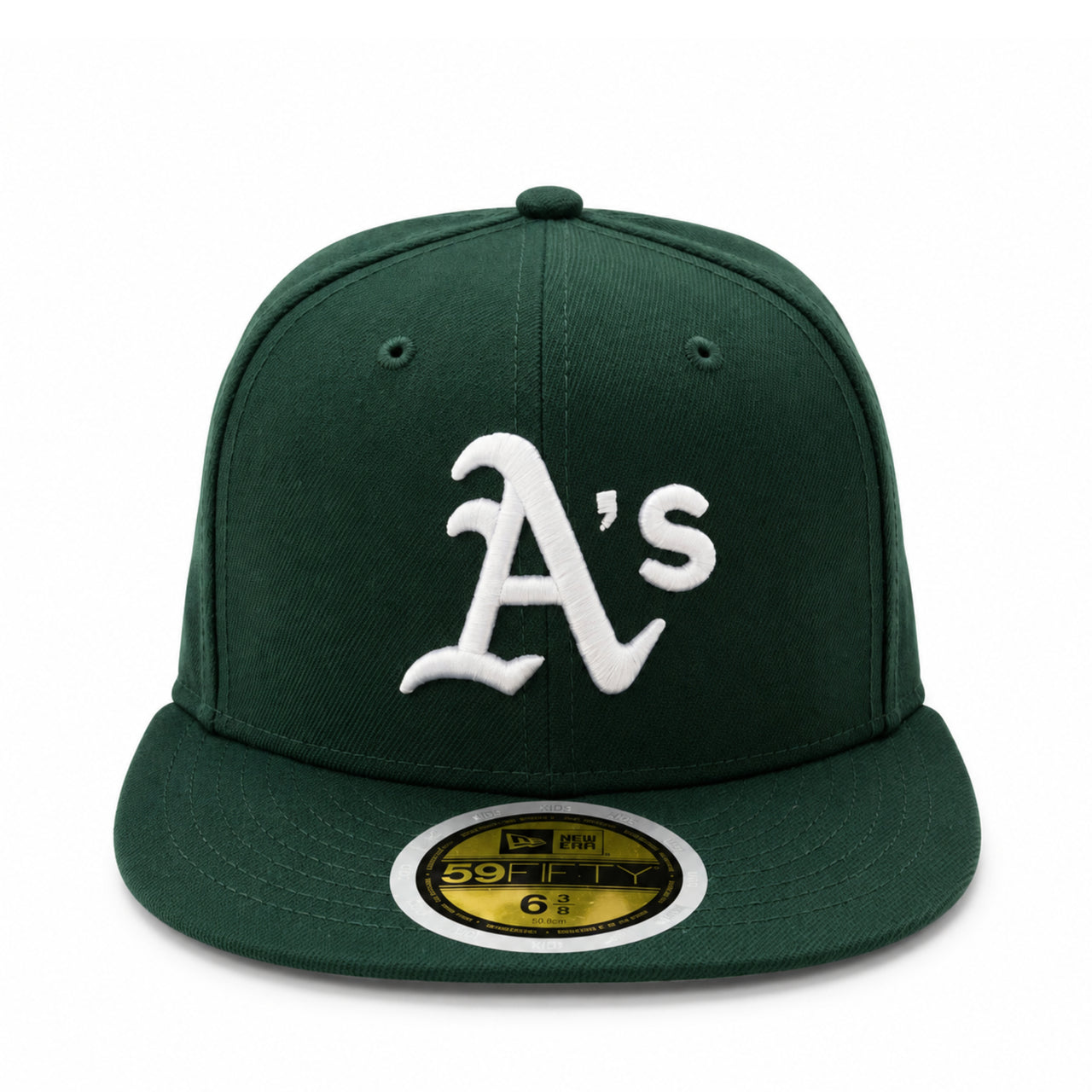 New Era Oakland Athletics Green White Kids 59FIFTY Fitted Hat