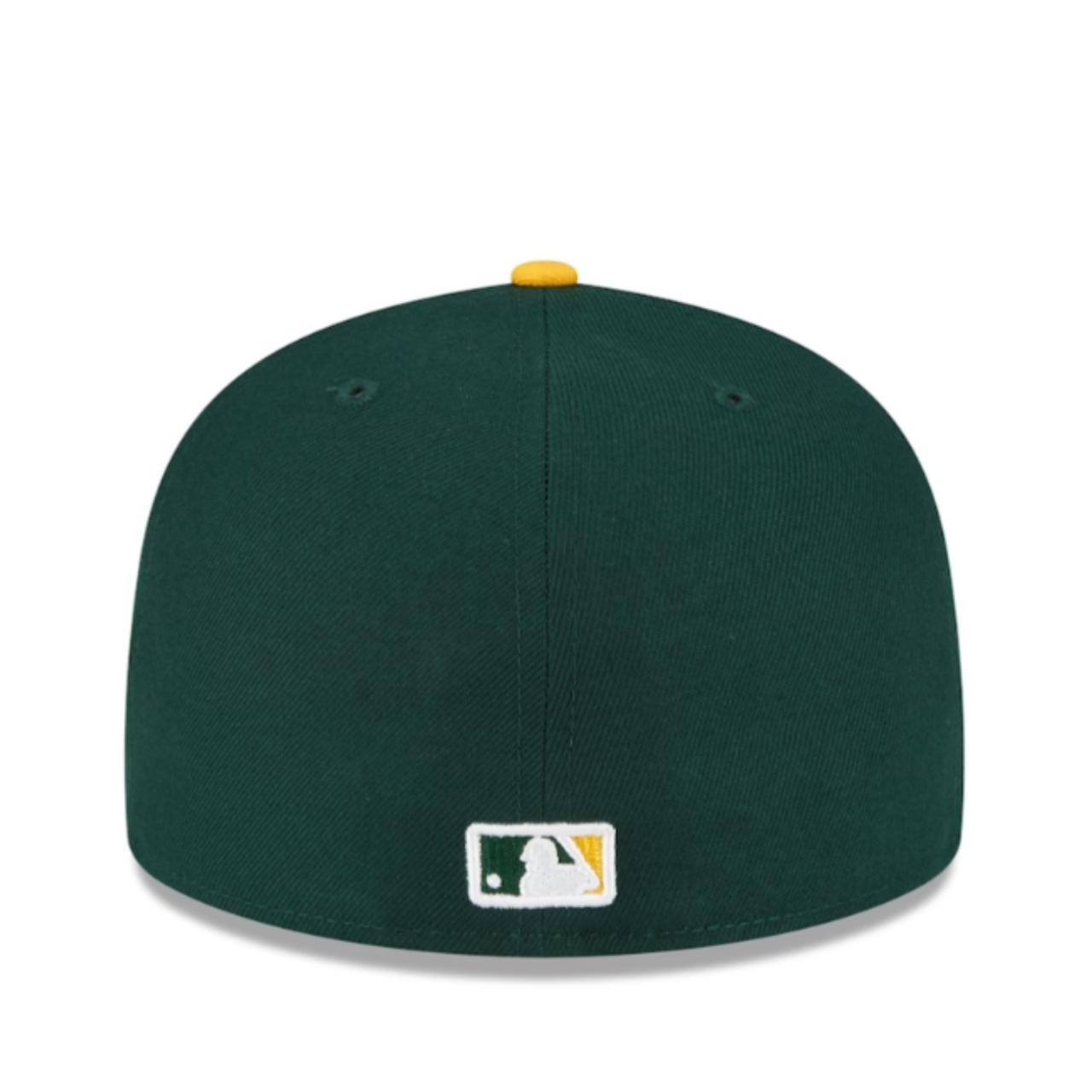 New Era Oakland Athletics Green Yellow Kids 59FIFTY Fitted Hat back view