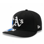 Black baseball cap with 'A's' logo on a white background