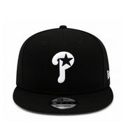 Philadelphia Phillies Black Star Exclusive 9FIFTY Snapback Hat front view