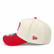 New Era Philadelphia Phillies Chrome Red 9FORTY A-FRAME Snapback Hat side view
