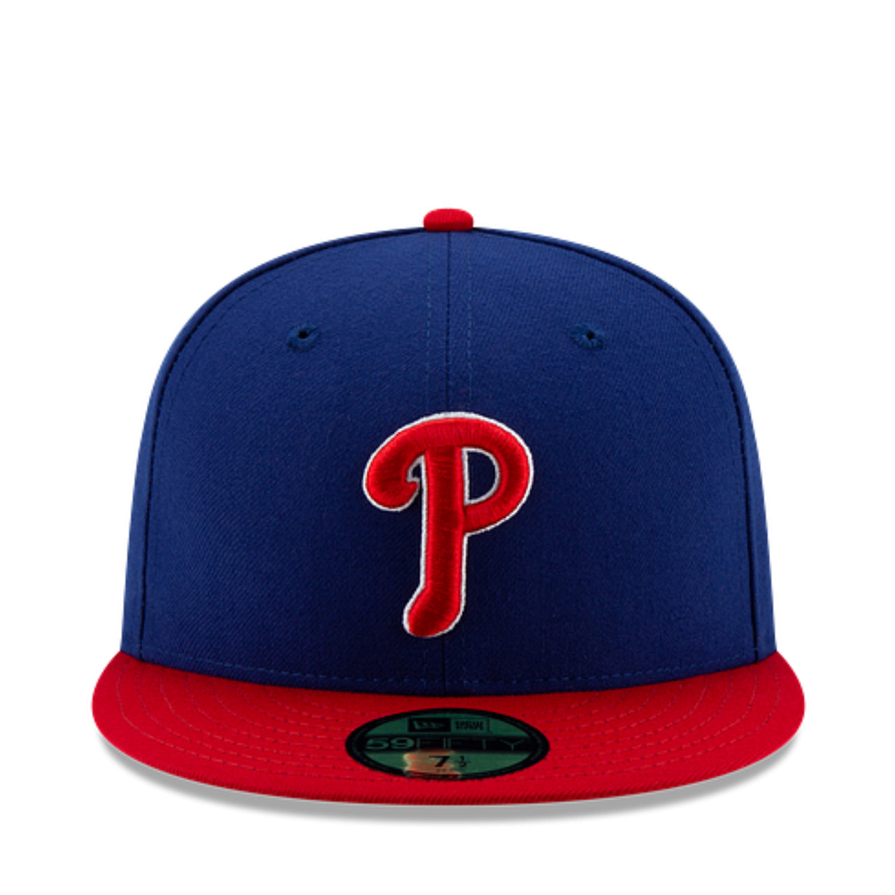New Era Philadelphia Phillies Royal Red 59FIFTY Fitted Hat front view