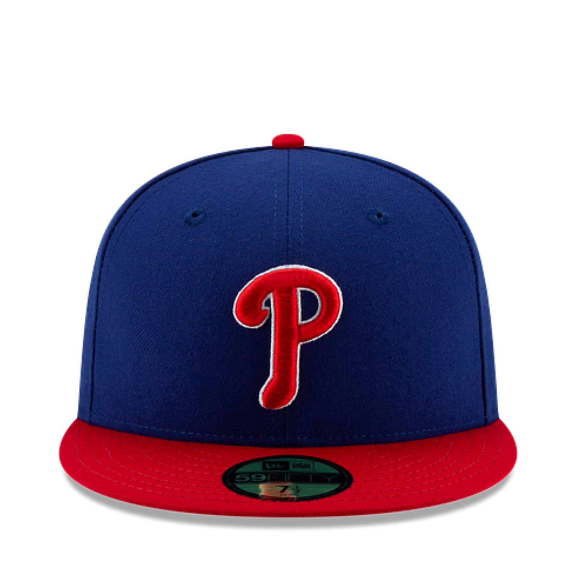 New Era Philadelphia Phillies Royal Red 59FIFTY Fitted Hat front view