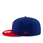 New Era Philadelphia Phillies Royal Red 59FIFTY Fitted Hat left side view