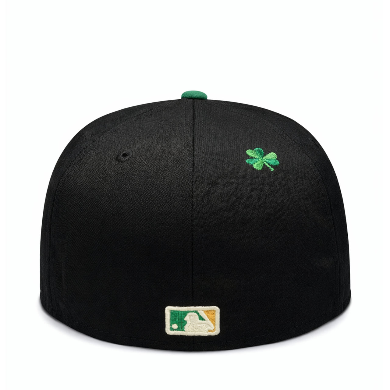 New Era Philadelphia Phillies Saint Patrick's Day Black White 59FIFTY Fitted Hat back view