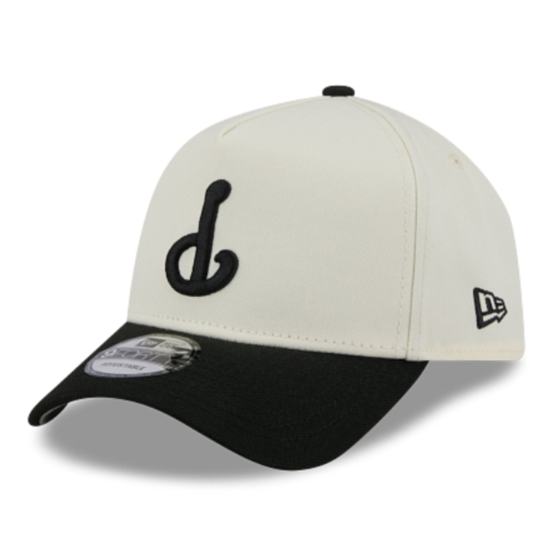 New Era Philadelphia Phillies Upside Down Chrome Black 9FORTY A-Frame Snapback Hat front left angle view