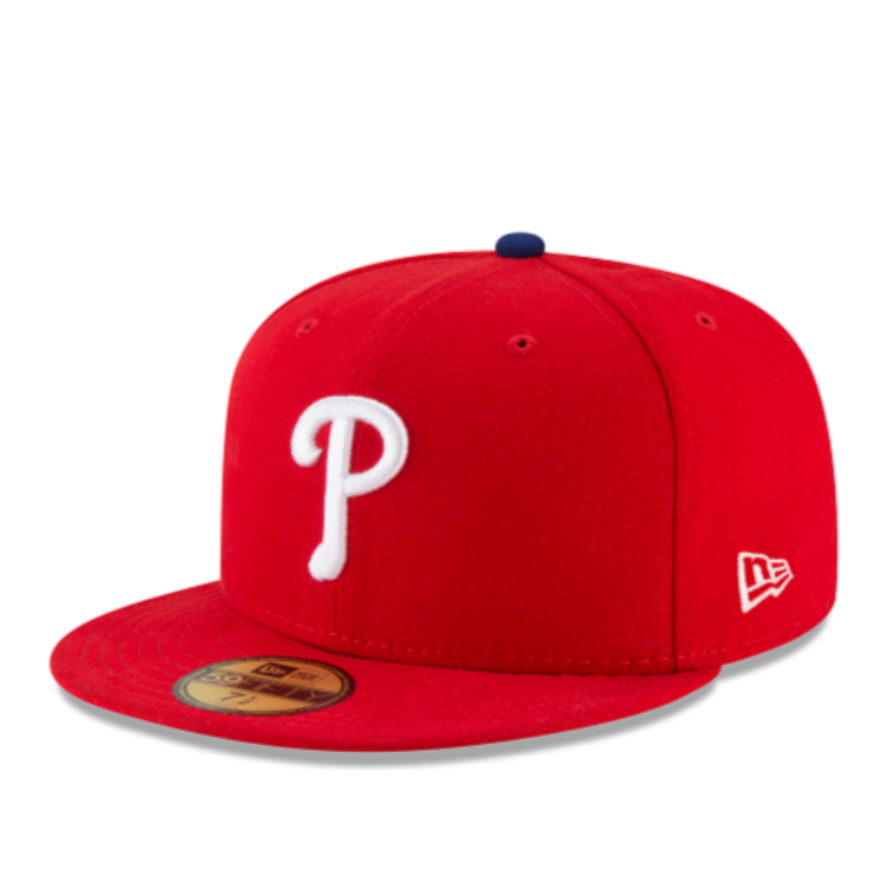New Era Philadelphia Phillies Red 59FIFTY Fitted Hat front left view