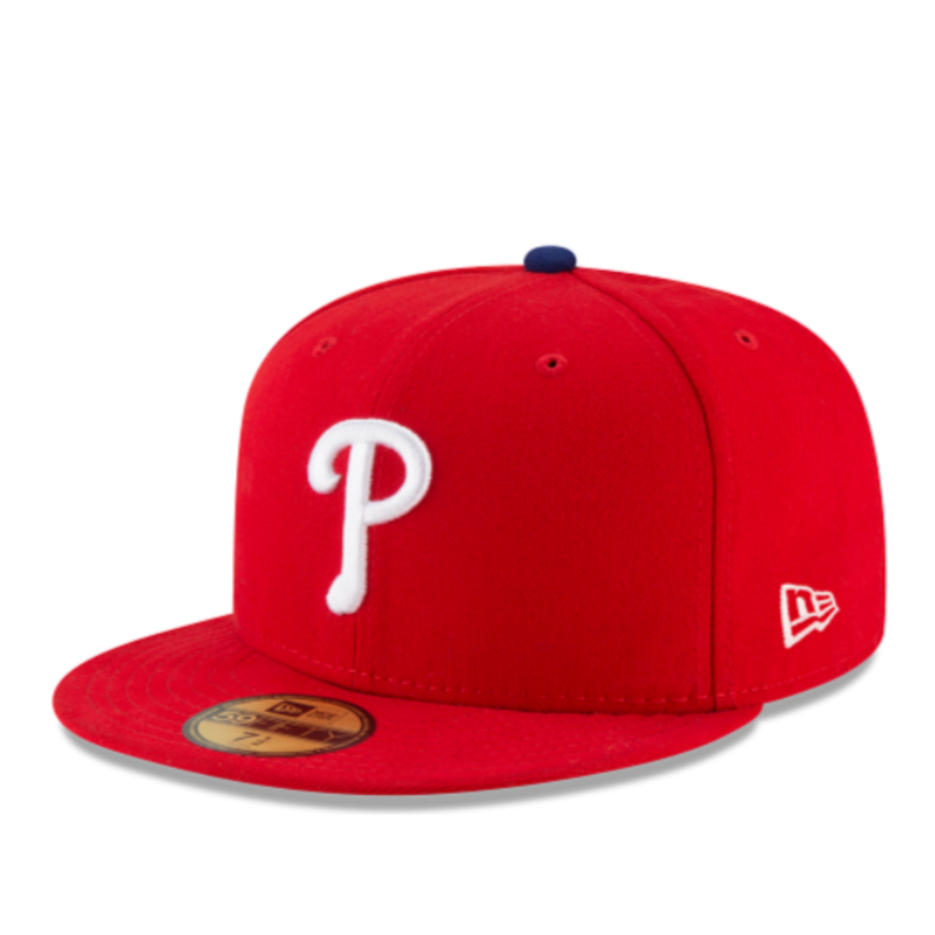 New Era Philadelphia Phillies Red 59FIFTY Fitted Hat front left view