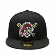 New Era Pittsburgh Pirates 1997 Black 59FIFTY Fitted Hat front view
