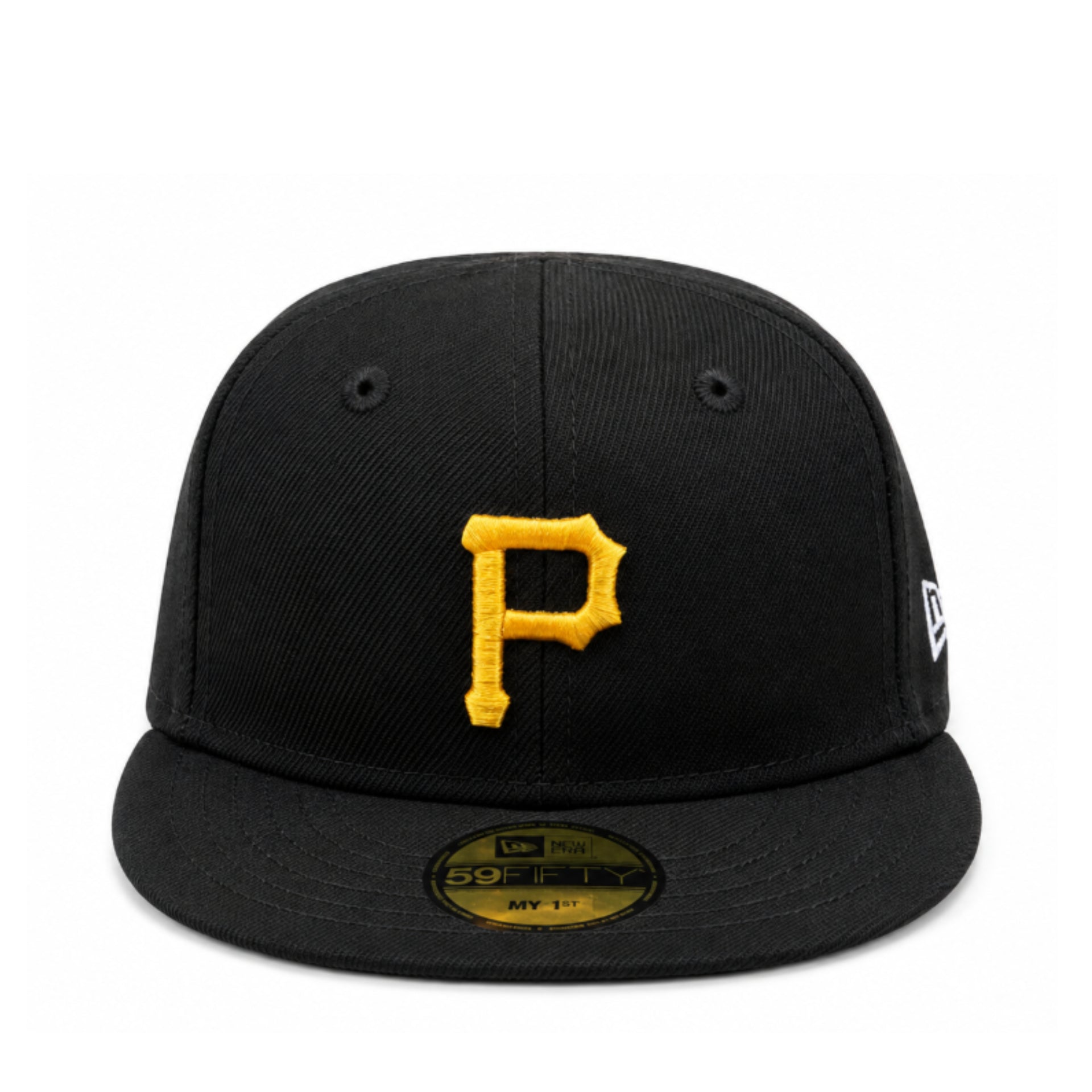 New Era INFANT My First Pittsburgh Pirates Black 59FIFTY Fitted Hat front view